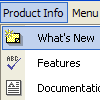 MS Office Style 1 Mouseover Drop Down Menu