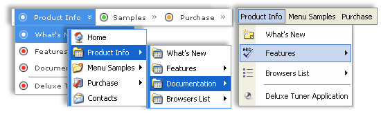 Javascript Menu Bar