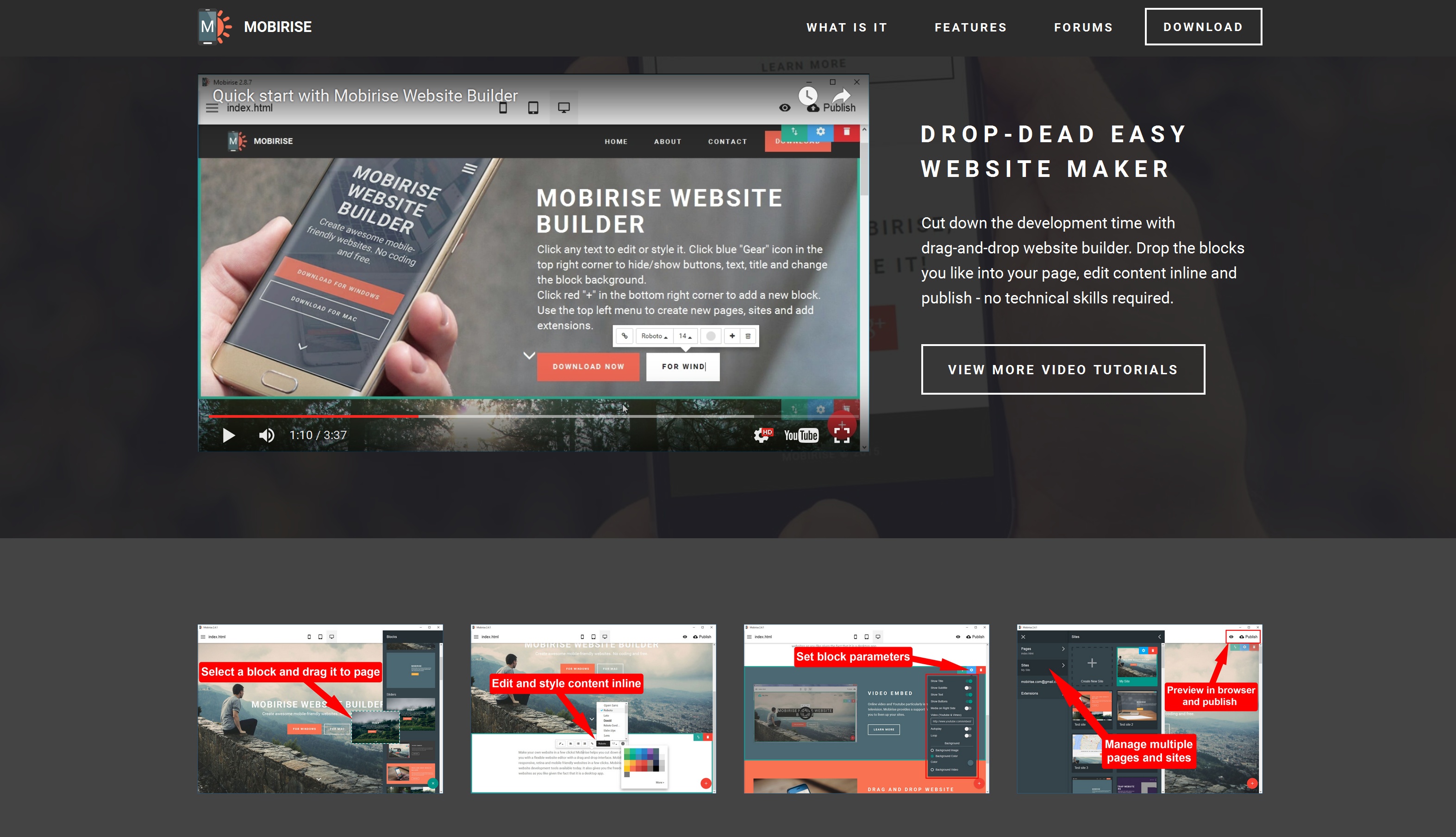 Offline Mobile Website Maker Software