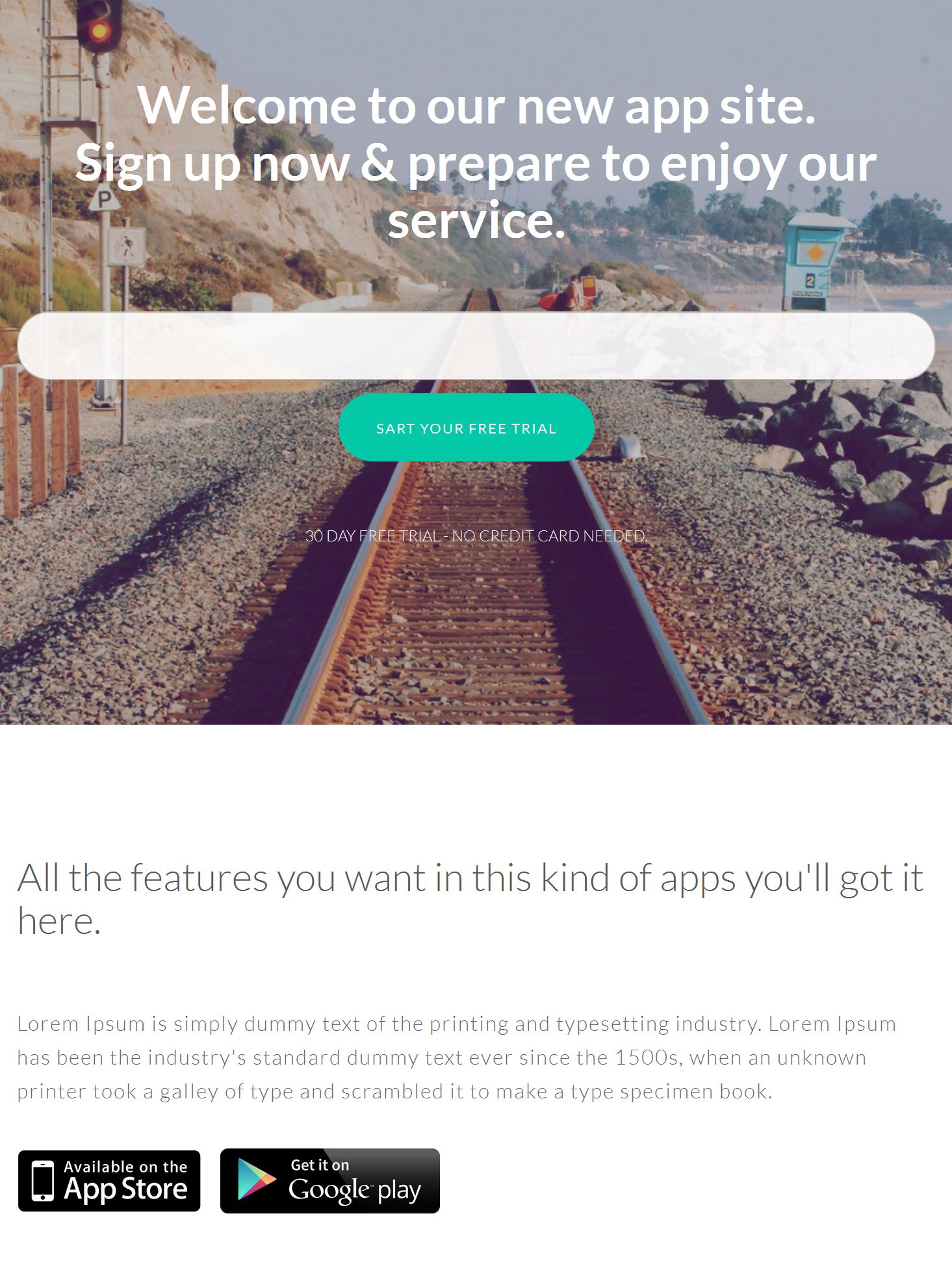 Bootstrap Application Template