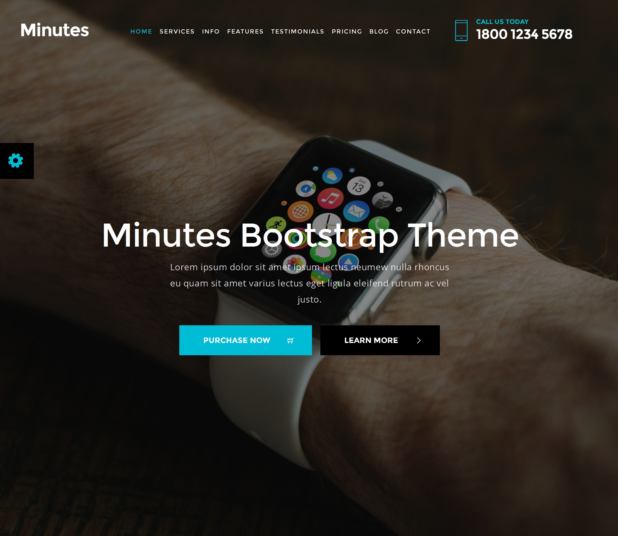 Mobile Bootstrap Minimal Theme