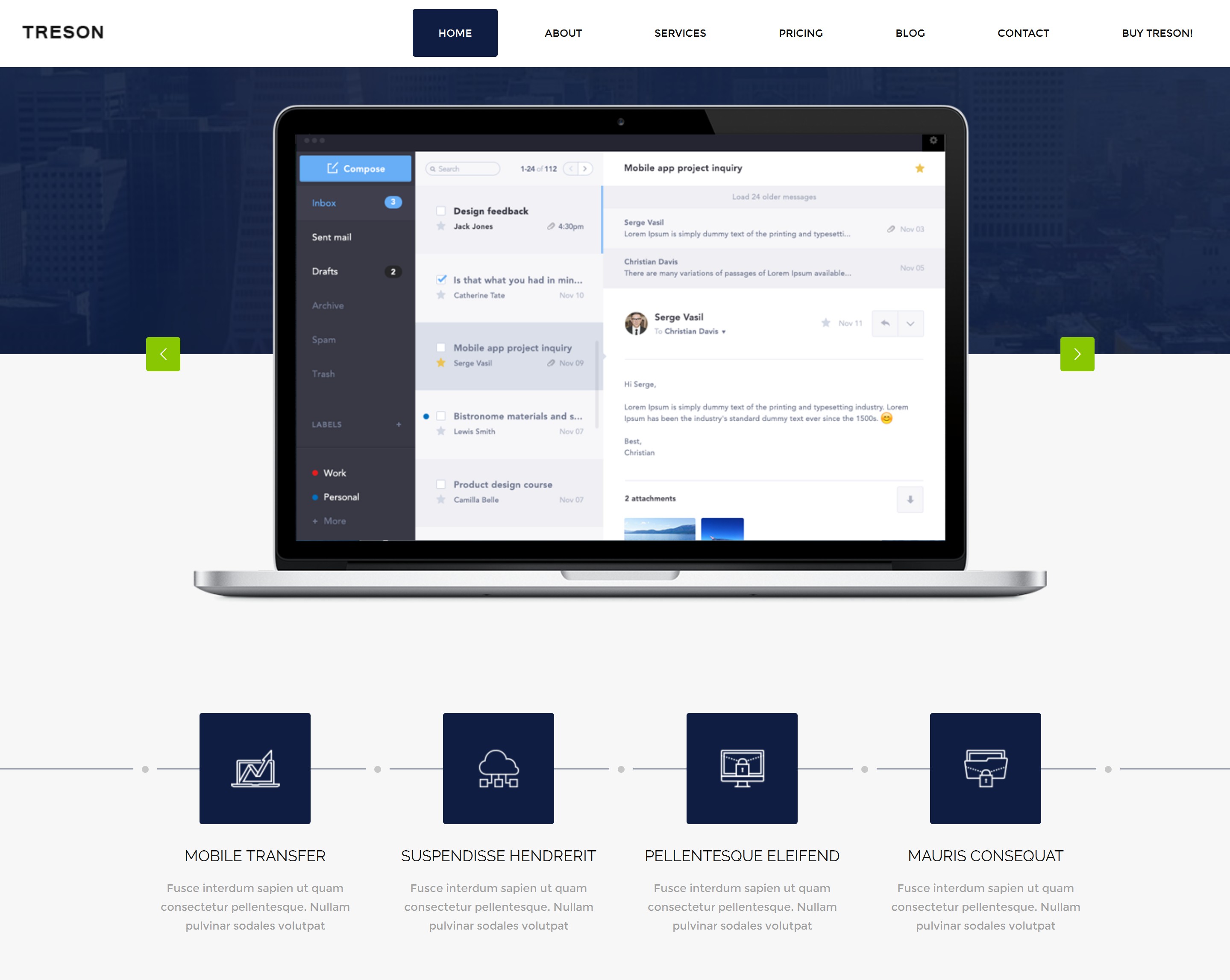 Free Bootstrap Carousel Theme