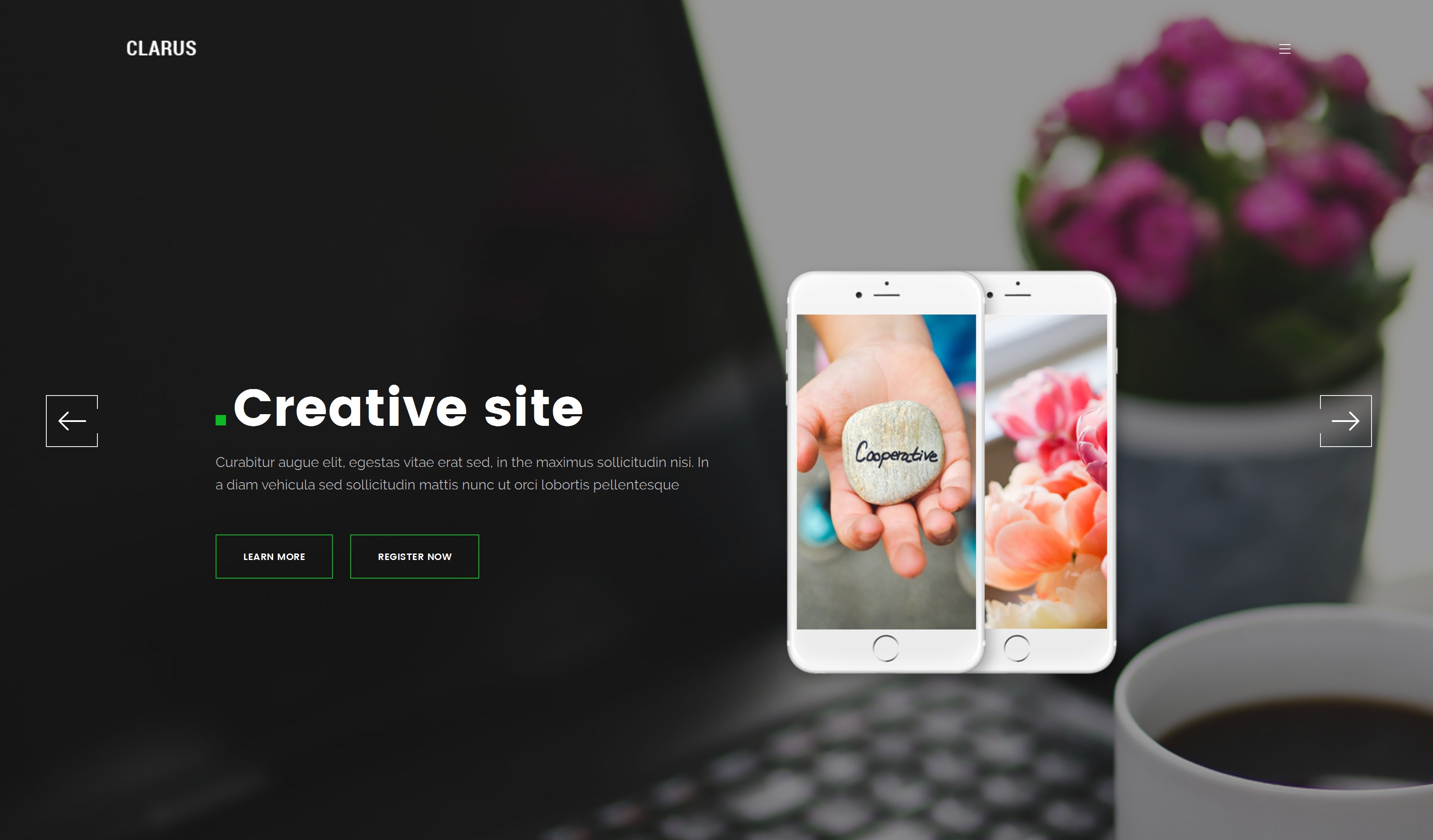 Responsive Bootstrap Portfolio Theme