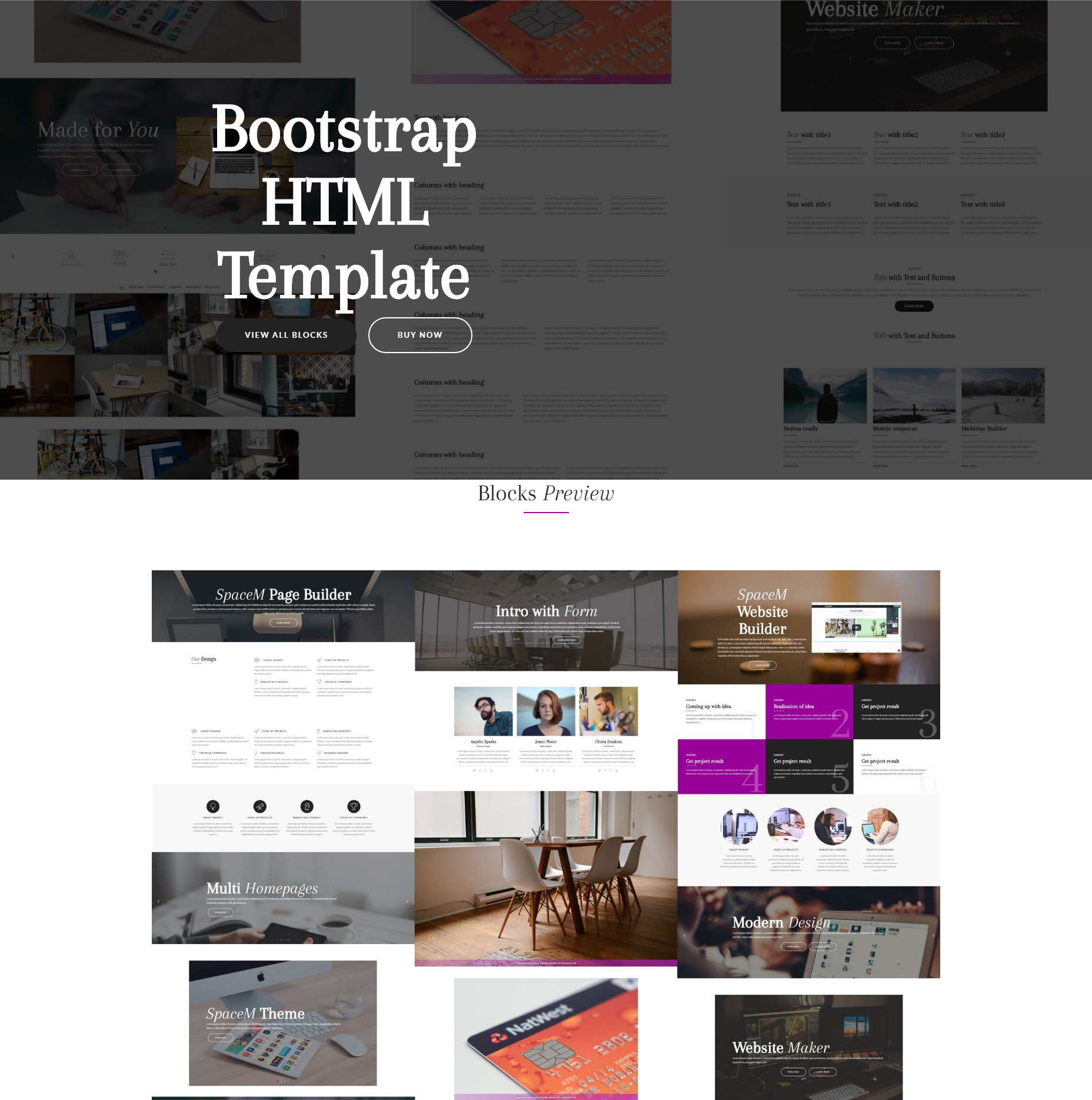 Free Bootstrap HTML Themes