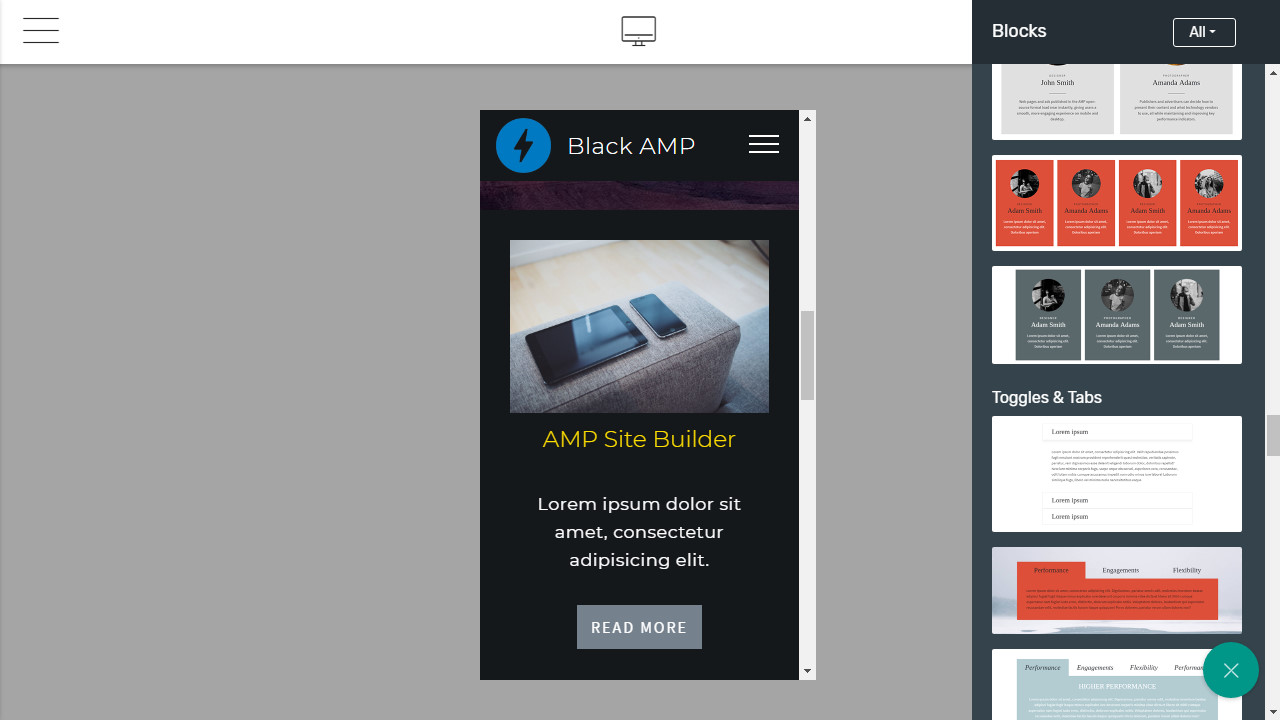 AMP Page Maker